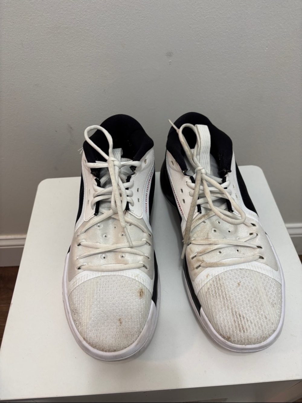 Nike Air Jordan’s White and Black Athletic Sneakers